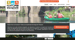 Desktop Screenshot of nature-escapade.com